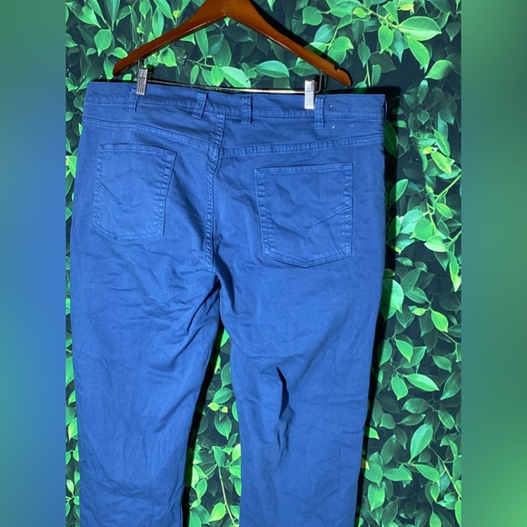 DXL True Nation Jeans Men's Size 46/30 Athletic Fit Stretch Cobalt Blue - Picture 2 of 8